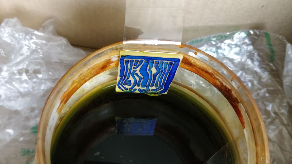 Fully etched