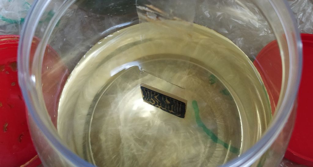 Rinse in water